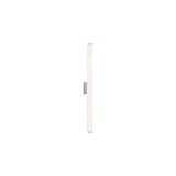 Licht-Erlebnisse LED Wandleuchte Badezimmer H: 60 cm IP44 Weiß Chrom neutralweiß 4000 K 1200 lm Wandlampe Spiegelleuchte Badlampe