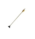 mankitoys 5 Stück Holzpfeil befiedert mit Truthahnfedern, Saugnapf o. Pfropfen in 40cm oder 50cm Pfeil für Bogen Kinder Kinderpfeil Outdoor Ziel Sport Spiel Spielzeug Holzpfeile (Saugnapf, 40 cm)