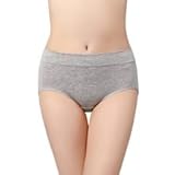 Weardear Exklusive Nahtlose Unterhosen - Baumwolle Damenunterwäsche mittelhoher Bund Sexy Dessous sinnliche Grau L