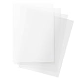 Netuno 10 x Weiß Transparentpapier DIN A4 210x 297 mm 100g Bastelpapier transparent bedruckbar für Einladungs-Karten Weihnachts-Karten Hochzeitskarten Einleger Laterne basteln Pergamentpapier A4