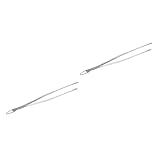 Cabilock 2St Pinzette mit Haken Pinzette für die Küche Pinzette zum Sammeln von Lebensmitteln grillpinzette grill zangen Lebensmittelpinzette Edelstahl Küchenpinzette Rostfreier Stahl