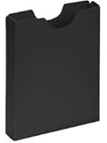 PAGNA Heftbox DIN A4, Hochformat, aus PP, schwarz, Sie erhalten 1 Packung