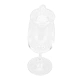 DOITOOL Professioneller Whisky probierkelch aus Lebensmittelechtem Glas Vielseitiger Kristall glasbecher mit Deckel Stilvoller Tulpenförmiger Nosing goblet für Spirituosenverkostung und
