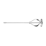 HARDY Universalmischer Kompatibel mit allen SDS Plus Bohrern für Renovierungs- und Bauarbeiten jeglicher Mörtel 2 Spiralen aus Edelstahl 80x400mm