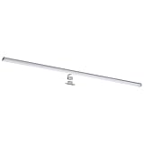 SEBSON LED Spiegelleuchte 120cm Bad IP44 - Schrank Aufbauleuchte + Spiegel Klemmleuchte, neutralweiß 4000K 15W Schminklicht Spiegellampe 1200x98x44mm