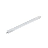LUXULA LED Feuchtraumleuchte 75 cm - mit Quick Connector - IP66 IK08 4000K Neutralweiß - 16W 1760lm - Wannenleuchte Röhre Keller Garage Werkstatt - durchschleifbar