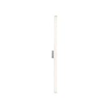 Licht-Erlebnisse LED Badezimmerleuchte IP44 90 cm lang B: 4 cm schmal in Weiß Chrom Metall 4000 K 1750 lm neutralweiß Spiegelleuchte Wandlampe Bad
