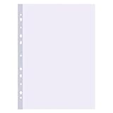 Transparente Klarsichthüllen, 11 Löcher, A4, transparente Binderhüllen, Bürobedarf für Aktenpapier, 100 Stück