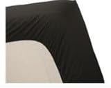 Ambiante Renforcé-Spannbettlaken für 35cm hohe Matratzen Cotton Uni Farbe Black Größe 90x200