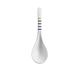 HIHELO Bulk-Löffel-Set 2 Sätze keramischer Haushalt große Löffel, Lange Griffbrei-Löffel, große Suppenlöffel, Brei-Löffel, verdickte Löffel, japanische Löffel Löffel Zum Essen (Size : D)