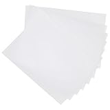 Baluue A4 Transparentpapier 50 Blatt Bedruckbar Halbtransparent Zeichenpapier für Malen Drucken Fotografieren und Basteln