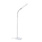 daylight UnoPro Floor – Neue LED-Lampe – 6.000 K Tageslicht, 1.145 Lux bei 30 cm, 4 Helligkeitsstufen, flexibler Arm, energieeffizient, weiß