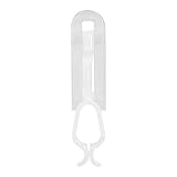 Mothinessto Außenlichtclips, 60 Stück Weihnachtslichtclips Weihnachtsbaumschmuck für C6 C7 C9(Weiß)