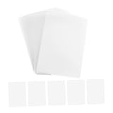 MAGICLULU 100 Stück Laminierfolien Mikron Transparent Hochglanz Laminierhüllen Für Fotos Dokumente Schutz Gegen Kratzer Falten Und Verblassen