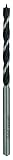 Bosch 1x Holzspiralbohrer (für Weichholz, Hartholz, Zubehör Bohrmaschine), 3 mm