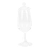 Homoyoyo Professionelles Whisky verkostungsglas Tulpenform Kristallglas mit Deckel Stabiles Glas Vielseitiges Trinkglas für Bar Cocktails und Spirituosen