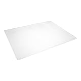 Durable Schreibunterlage Duraglas, 50 x 65 cm, rutschfest, blendfrei, Schreibtischunterlage transparent/durchsichtig, 711319