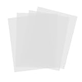 20 Blatt Schablonenblätter, A4, blanko, Mylar-Schablonenblätter, A4, quadratisches Schablonenpapier, durchscheinende Mylar-Vorlagen für DIY-Schablonen, Vinylschneiden, Silhouetten-e-Material,