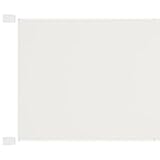 MOONAIRY Senkrechtmarkise, Balkon Markise, Sonnenschutz, Balkon überdachung, Sonnenmarkise, Terrassen-markisen, Weiß 250x360 cm Oxford-Gewebe