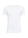 Olymp Level Five Herren Unterhemd Kurzarm Weiss, Weiß, L