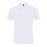 Herren Poloshirt Golf Polo Kurzarm Sommershirt Herren Polo T-Shirt Herren Polohemd Kurzarm Shirt Herren Slim Fit Baumwolle Top mit Einfarbiges Poloshirt Männer Freizeit-Hemd Business