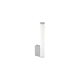 Licht-Erlebnisse LED Badezimmerleuchte IP44 30 cm hoch B: 4 cm 4000 K 430 lm neutralweiß schmal in Weiß Chrom Spiegelleuchte Wandleuchte Badlampe