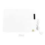 Odorkle 400 W Elektrische Wandheizung, Aluminiumplattenheizung, 36 DB, Leise Überhitzungsabschaltung, Kleinkindsperre für den Wohnraum (EU-Stecker 220 V)