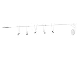 Lindby Seilsystem Leuchte 'Marno' (Modern) in Alu aus Metall u.a. für Wohnzimmer & Esszimmer (5 flammig, GU5.3 / MR16) - Seilleuchte, Hängeleuchte, Deckenleuchte, Wohnzimmerlampe