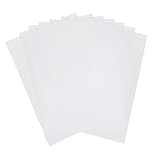 STOBOK 50 Blatt Druckerpapier Durchscheinendes Pauspapier Dickes Papier Pauspapierblock Papier Durchscheinend Bedruckbar Zeichenpapier Vinyl-aufkleberpapier Pauspapiere Transparent Weiß