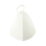 Woll-Filz Saunahut Verdickt Für Winter - Kopfschutz & Wärme In Sauna - Hautfreundliches Bade-Accessoire Für Stirn & Kopf - Stilvoller Saunafilzhut 23X35cm In Rot/Blau/Grau/Weiß