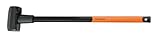 Fiskars Vorschlaghammer, Gewicht: 6,13 kg, Karbonstahl (geschmiedet), Schwarz/Orange, XXL, 1001618