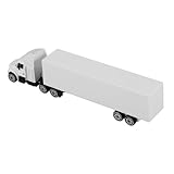 UPKOCH LKW-Modell PKW-LKW-Korb LKWs Träger -Müllwagen Auto Modellauto LKW Container LKW Modell Autos Tischwagen-Statue Transportwagen-Modell Legierung Weiß
