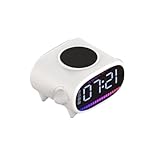 JSNKJLMN Digitaler Wecker, Bluetooth-Lautsprecher, FM-Radio, Telefon, Tisch-Ladegerät, Ladegerät, M6p4, Pad, Uhr, USB, schnell