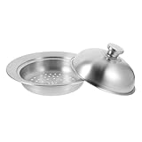 NAMOARLY 1 Stück Edelstahl-dampfgarer, Multifunktions-kühlwerkzeug, Dampfplatte Mit Deckel
