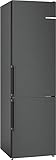 BOSCH KGN36VXCT Stand-Kühl-Gefrier-Kombination Serie 4, freistehende Kühlkombination mit Gefrierbereich unten 186x60cm, 218L Kühlen, 103L Gefrieren, NoFrost, VitaFresh XXL, PerfectFit, Edelstahl