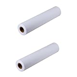 HAPINARY 2 Stück Rolle Geschenkpapier Kunstdruckpapier Für Kinder Schwarzes Kraftpapier Gerollte Papierzeichnung Malpapier Für Kinder Poster Papier Kunst Staffelei Papier Zeichenpapier Weiß