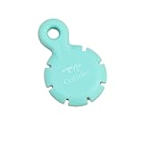 Craftelier Papieraufreißer |Perfektes Werkzeug zum Reißen und Schleifen von Papier und Kartonbögen für Scrapbooking und Bastelprojekte | 7 geschützte Schleifen und ein Top Ring | Farbe Türkis