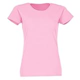 Fruit of the Loom Ladies´ Valueweight T Damen T-Shirt, Light Pink, XS