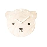 PRETYZOOM Stummschaltuhr für Kinderzimmer kinderuhren Armbanduhr sportuhren Moderne wanduhr kinderwatchuhr küchenwanduhr herrenuhren dekorative wanduhr Uhr in Tierform Bambus