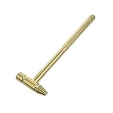 LIFKOME Robuster Mini Hammer aus Zinklegierung mit Integriertem Schraubendreher Kompakt Leicht Vielseitiges Reparaturwerkzeug für Schmuck Haushaltsarbeiten Präzise Schutzfunktion