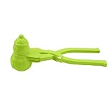 Schneemannförmiger Schneeclip aus Kunststoff, tragbarer Schneesand-Schneeballmacher-Clip, Sandklemme, Winterschneesand-Kit RFl297 (B, One Size)