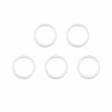 RASTKY Baby-Schnullerketten-Adapterhalter, 20 Stück Silikon-O-Ringe, Sehr Stabil und Einfach zu Befestigen, Geeignet für Babys, Geschlechtsneutral (WHITE)