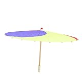 CALLARON 1Stk Regenschirm umbrella schirmchen fototapete vlies hochzeitsbingo goldhochzeit unimate Bucht Sonnenschirmständer für den Terrassentisch hochzeitsdeko Stoff Colorful