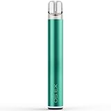 X-SPACE E Zigarette Stareterset, Vape Pod System Ohne Nikotin, E-zigaretten Kit Ohne Liquid O5EX Dampfer E Zigarette 2ml 1,2Ω Coils (Grün)