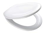 RIDDER Portland WC-Sitz, Toilettendeckel, PP (Polypropylen), weiß, ca. 446 x 367 mm