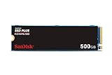 SanDisk SSD PLUS M.2 NVMe SSD 500 GB (M.2 2280, PCIe Gen 3.0, einfache Installation, Western Digital Dashboard, 3 Jahre Garantie)