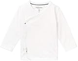 Noppies Unisex Baby U Tee Ls Little T-Shirt, Weiß (White C001), 0-3 Monate EU
