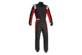 Jueshanzj Kart-Rennanzug, einteiliger Track-Rennanzug, Karting-Anzug, Schwarz , XS