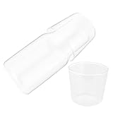 WEKADRIN Glaskaraffe Hitze Kältebeständig Bpa frei mit Deckel Große Wasserkaraffe für Haushalt und Büro Eleganter Getränkekrug mit Praktischem Griff Wiederverwendbar