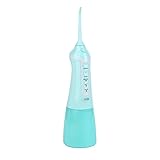 daiwei Munddusche USB Wiederaufladbarer Wasserflosser Tragbarer Zahnwasserstrahl 300ML Wassertank Wasserdichter Zahnreiniger